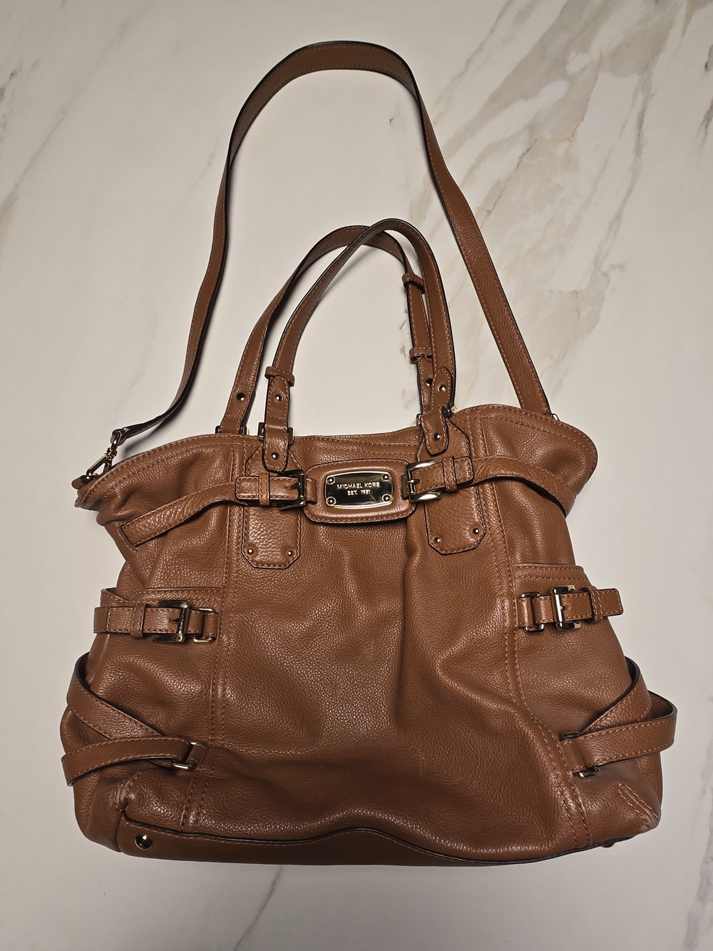 Michael Kors Gansevoort Large Leather Tote Bag